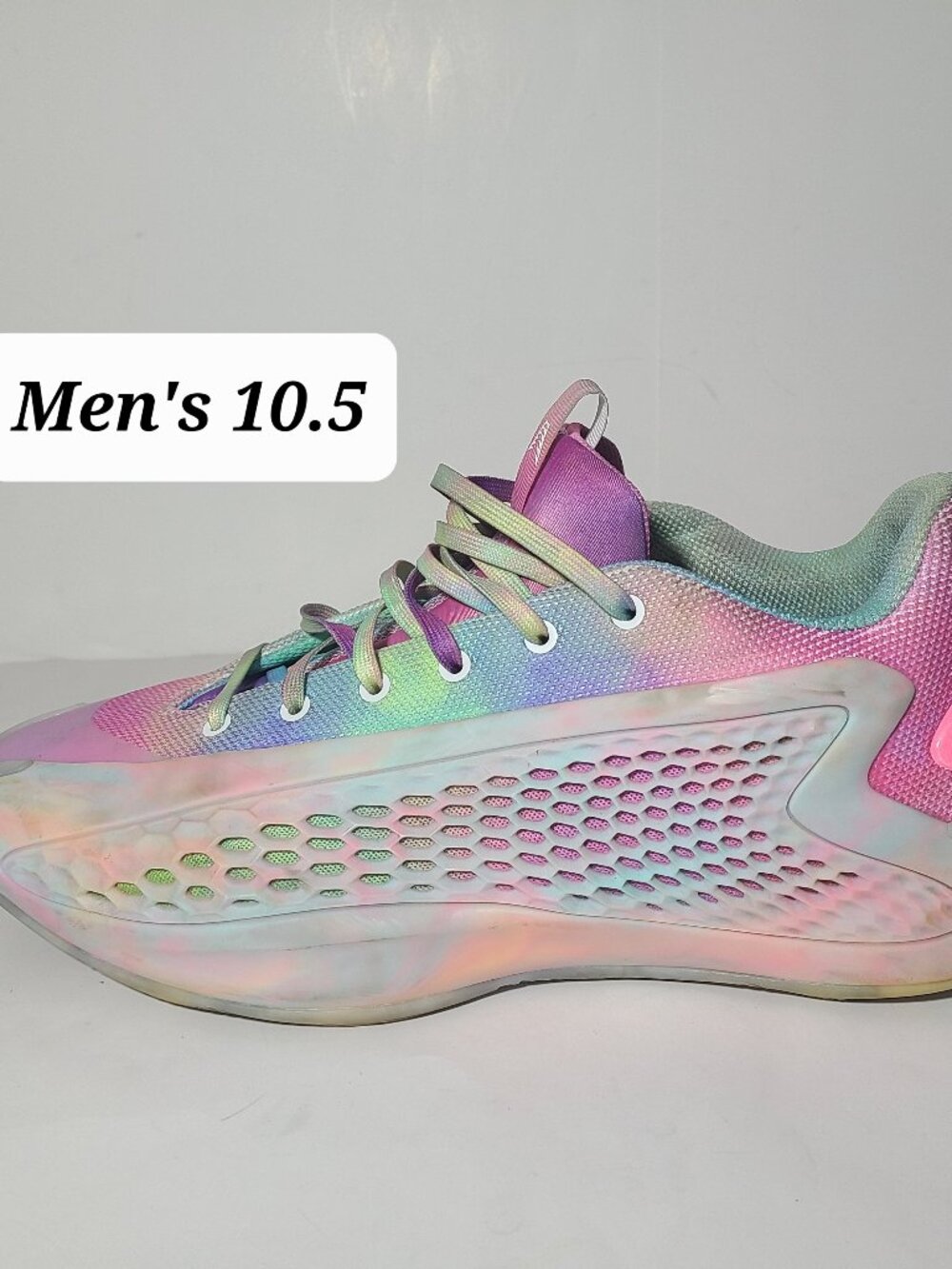 Adidas AE 1 Low PE Anthony Edwards Men's Basketball Shoes Size 10.5